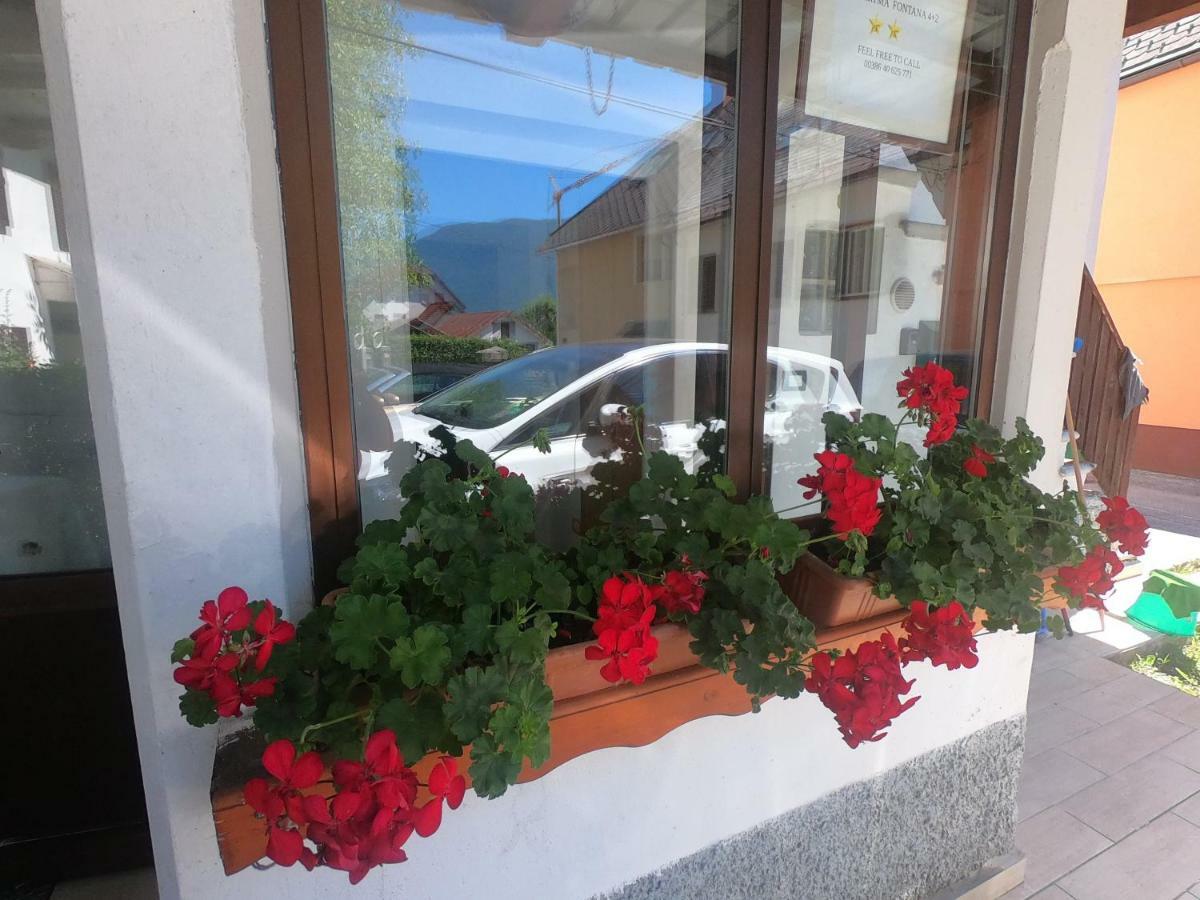 Appartamento Fontana Bovec Esterno foto